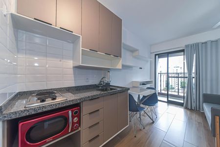 Studio à venda com 25m², 1 quarto e sem vagaCozinha