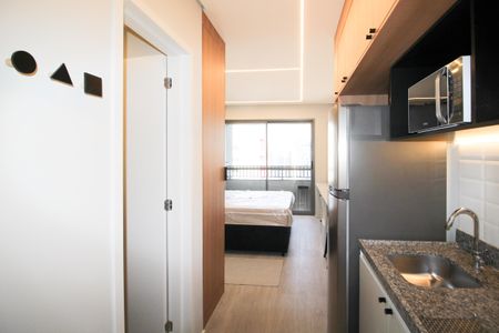 Studio para alugar com 25m², 1 quarto e sem vaga Studio para alugar com 25m², 1 quarto e sem vagaCozinha