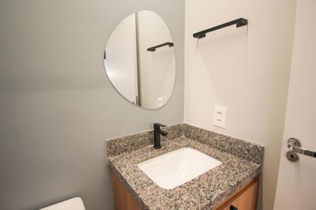 Studio para alugar com 25m², 1 quarto e sem vaga Studio para alugar com 25m², 1 quarto e sem vagaBanheiro