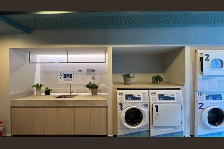 Studio para alugar com 25m², 1 quarto e sem vaga Studio para alugar com 25m², 1 quarto e sem vagaLavanderia