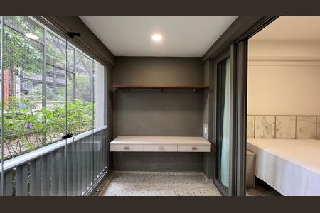 Studio para alugar com 25m², 1 quarto e sem vaga Studio para alugar com 25m², 1 quarto e sem vagaVaranda