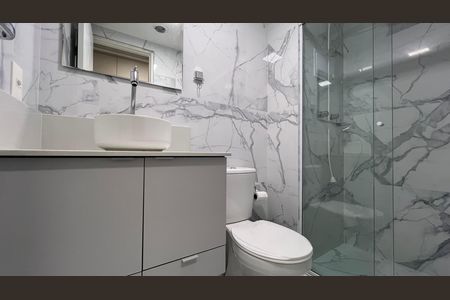 Studio para alugar com 25m², 1 quarto e sem vaga Studio para alugar com 25m², 1 quarto e sem vagaBanheiro