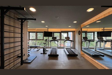 Studio para alugar com 25m², 1 quarto e sem vaga Studio para alugar com 25m², 1 quarto e sem vagaAcademia
