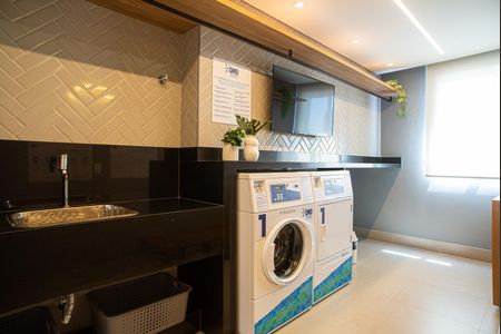 Studio para alugar com 40m², 1 quarto e 1 vagaÁrea comum - Lavanderia