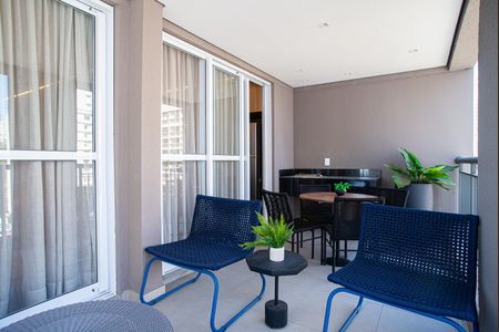 Studio para alugar com 40m², 1 quarto e 1 vagaÁrea comum - Varanda do Salão de festas