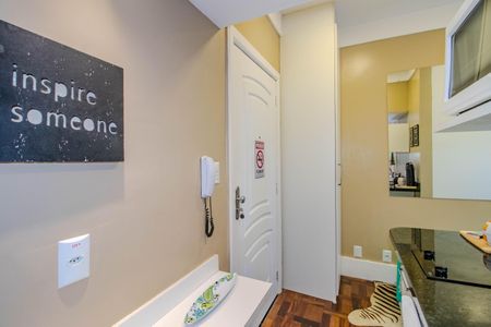 Studio à venda com 33m², 1 quarto e sem vagaCozinha