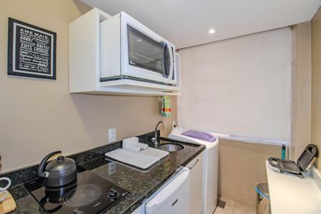 Studio à venda com 33m², 1 quarto e sem vagaCozinha