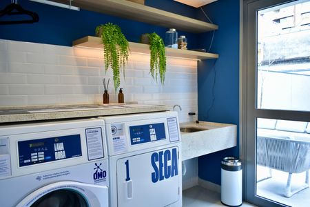 Studio para alugar com 28m², 1 quarto e sem vagaLavanderia