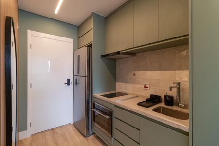 Studio para alugar com 30m², 1 quarto e sem vaga Studio para alugar com 30m², 1 quarto e sem vagaCozinha