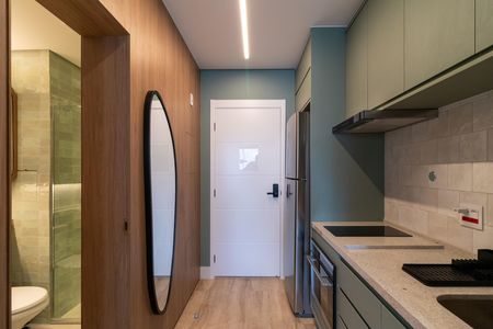 Studio para alugar com 30m², 1 quarto e sem vaga Studio para alugar com 30m², 1 quarto e sem vagaCozinha