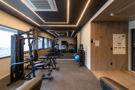 Studio para alugar com 30m², 1 quarto e sem vaga Studio para alugar com 30m², 1 quarto e sem vagaÁrea comum - Academia