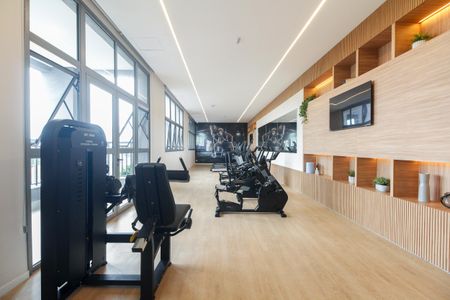 Studio à venda com 27m², 1 quarto e sem vaga Studio à venda com 27m², 1 quarto e sem vagaCondomínio - Academia