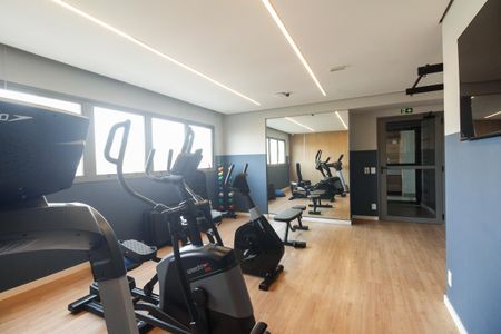 Studio à venda com 27m², 1 quarto e sem vaga Studio à venda com 27m², 1 quarto e sem vagaCondomínio - Academia