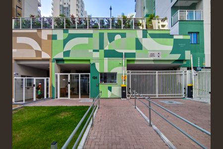 Apartamento para alugar com 40m², 2 quartos e sem vaga Apartamento para alugar com 40m², 2 quartos e sem vagaFachada e portaria