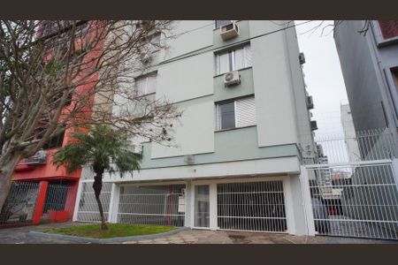 Fachada do bloco de apartamento à venda com 3 quartos, 75m² em Floresta, Porto Alegre