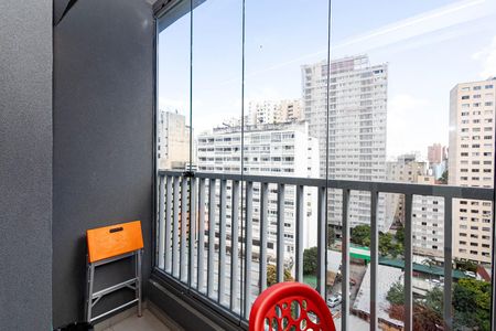 Studio para alugar com 25m², 1 quarto e sem vagaVaranda