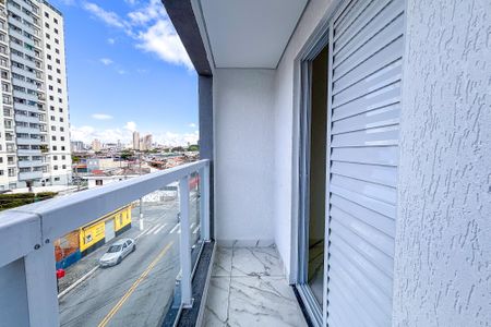 Apartamento para alugar com 28m², 1 quarto e sem vagaVaranda do Quarto 