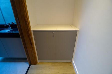 Casa de condomínio para alugar com 210m², 3 quartos e 2 vagasBanheiro da Suíte 1