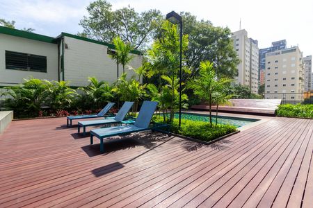 Apartamento à venda com 118m², 2 quartos e 2 vagas Apartamento à venda com 118m², 2 quartos e 2 vagasÁrea comum - Piscina