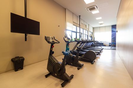Apartamento à venda com 118m², 2 quartos e 2 vagas Apartamento à venda com 118m², 2 quartos e 2 vagasÁrea comum - Academia