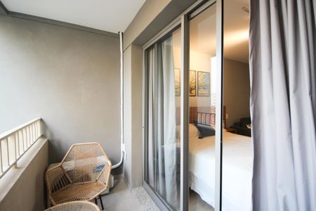 Studio para alugar com 30m², 1 quarto e sem vagaVaranda