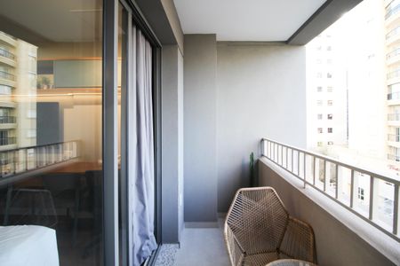 Studio para alugar com 30m², 1 quarto e sem vagaVaranda
