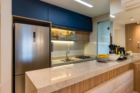 Apartamento à venda com 75m², 3 quartos e 2 vagasCozinha