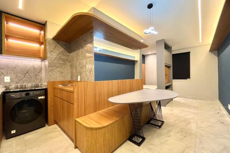 Studio à venda com 28m², 1 quarto e sem vaga Studio à venda com 28m², 1 quarto e sem vagaSala