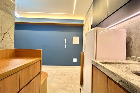 Studio à venda com 28m², 1 quarto e sem vaga Studio à venda com 28m², 1 quarto e sem vagaCozinha