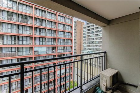 Studio para alugar com 25m², 1 quarto e sem vagaVaranda