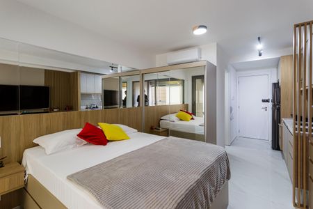 Studio para alugar com 34m², 1 quarto e 1 vagaSala/Quarto