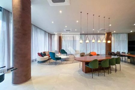 Studio para alugar com 34m², 1 quarto e 1 vagaÁrea gourmet