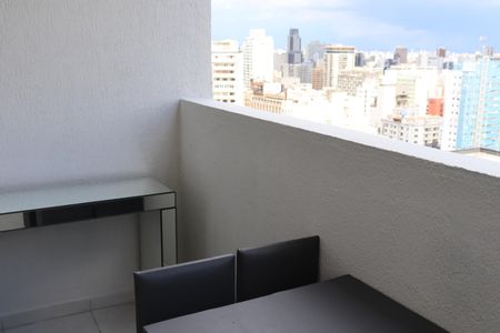 Studio para alugar com 24m², 1 quarto e sem vagaVaranda