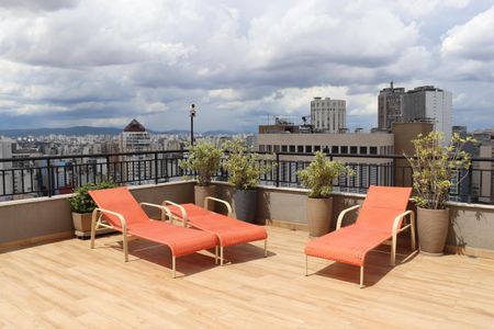 Studio para alugar com 24m², 1 quarto e sem vagaPiscina