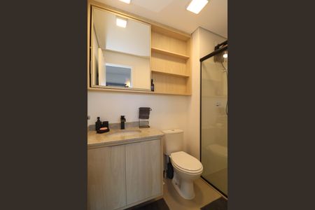 Studio para alugar com 28m², 1 quarto e sem vaga Studio para alugar com 28m², 1 quarto e sem vagaBanheiro