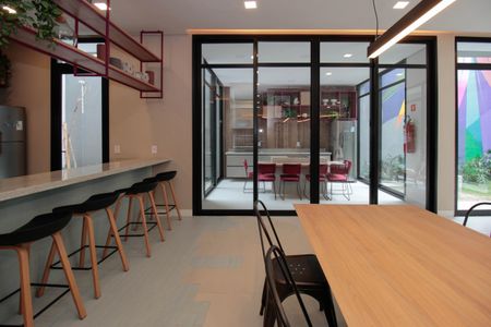 Studio para alugar com 28m², 1 quarto e sem vaga Studio para alugar com 28m², 1 quarto e sem vagaÁrea gourmet