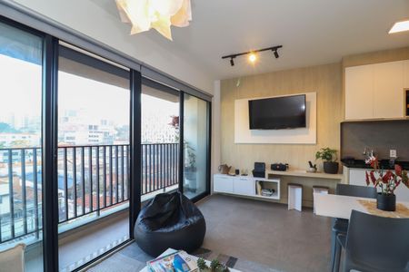 Studio para alugar com 28m², 1 quarto e sem vaga Studio para alugar com 28m², 1 quarto e sem vagaSala/Quarto