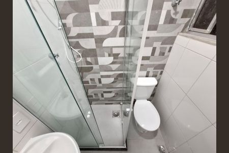 Banheiro de kitnet/studio à venda com 1 quarto, 43m² em Saúde, Rio de Janeiro