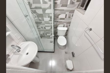 Banheiro de kitnet/studio à venda com 1 quarto, 43m² em Saúde, Rio de Janeiro