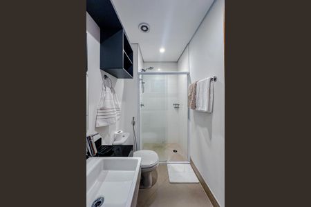 Apartamento para alugar com 55m², 1 quarto e 2 vagasBanheiro