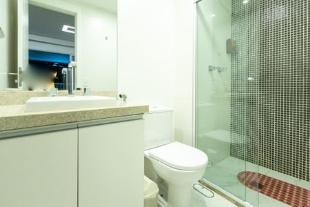 Apartamento para alugar com 50m², 1 quarto e 1 vagaBanheiro da Suíte
