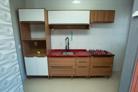 Casa para alugar com 55m², 2 quartos e 2 vagasCozinha