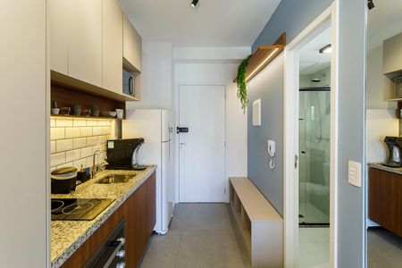 Studio para alugar com 25m², 1 quarto e sem vaga Studio para alugar com 25m², 1 quarto e sem vagaCozinha