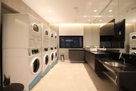 Studio para alugar com 27m², 1 quarto e sem vaga Studio para alugar com 27m², 1 quarto e sem vagaLavanderia