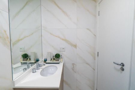 Apartamento à venda com 68m², 2 quartos e 1 vaga Apartamento à venda com 68m², 2 quartos e 1 vagaBanheiro Social