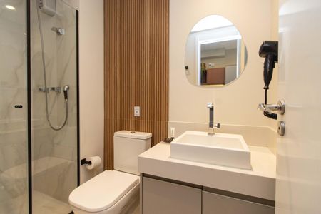 Studio à venda com 25m², 0 quarto e sem vaga Studio à venda com 25m², 0 quarto e sem vagaBanheiro