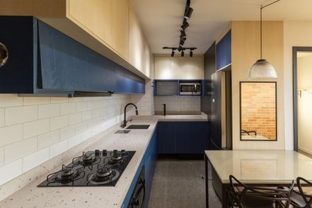 Apartamento para alugar com 34m², 2 quartos e 1 vaga Apartamento para alugar com 34m², 2 quartos e 1 vagaCozinha Americana