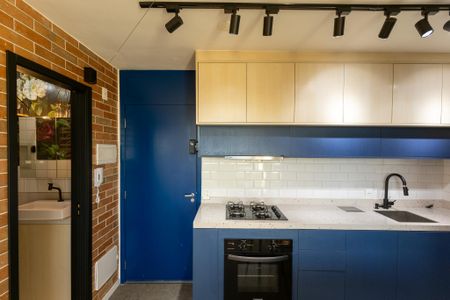 Apartamento para alugar com 34m², 2 quartos e 1 vaga Apartamento para alugar com 34m², 2 quartos e 1 vagaCozinha Americana e área de serviço