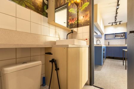Apartamento para alugar com 34m², 2 quartos e 1 vaga Apartamento para alugar com 34m², 2 quartos e 1 vagaBanheiro Social