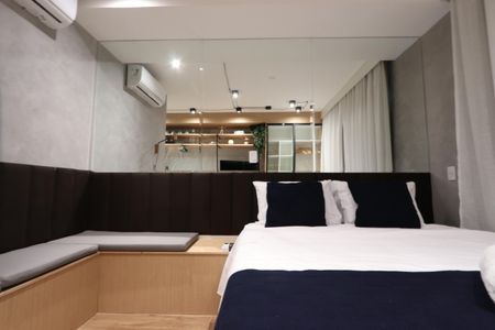 Studio para alugar com 25m², 1 quarto e sem vagaStudio - ambiente quarto